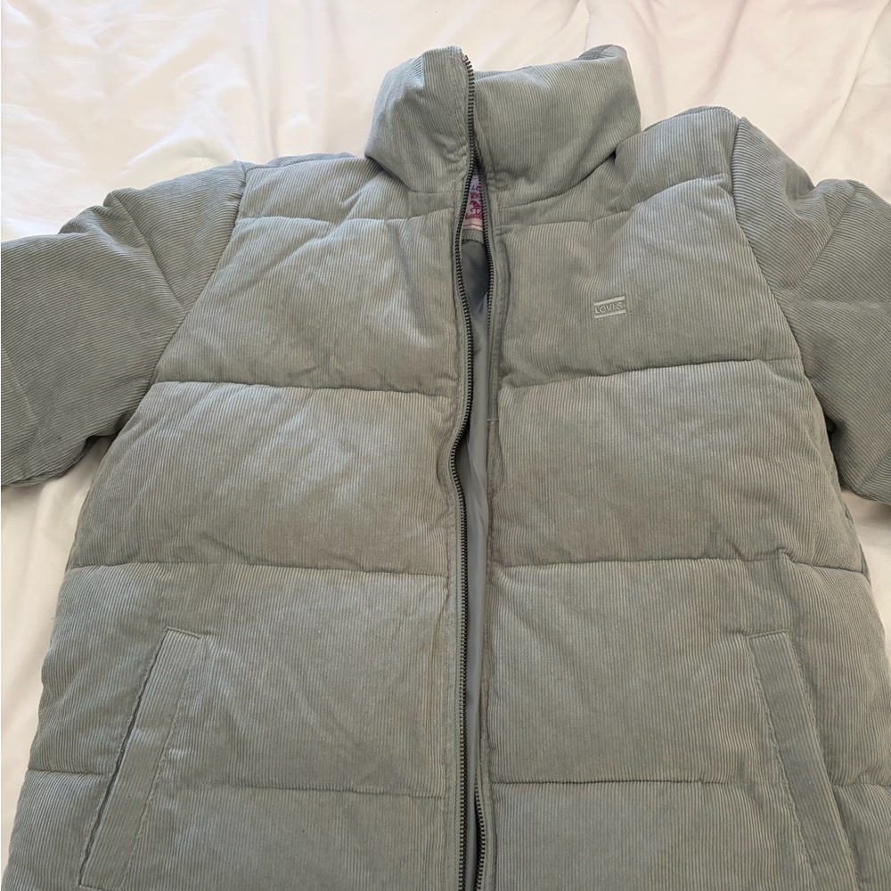 Mint green Levi’s puffer Jacket